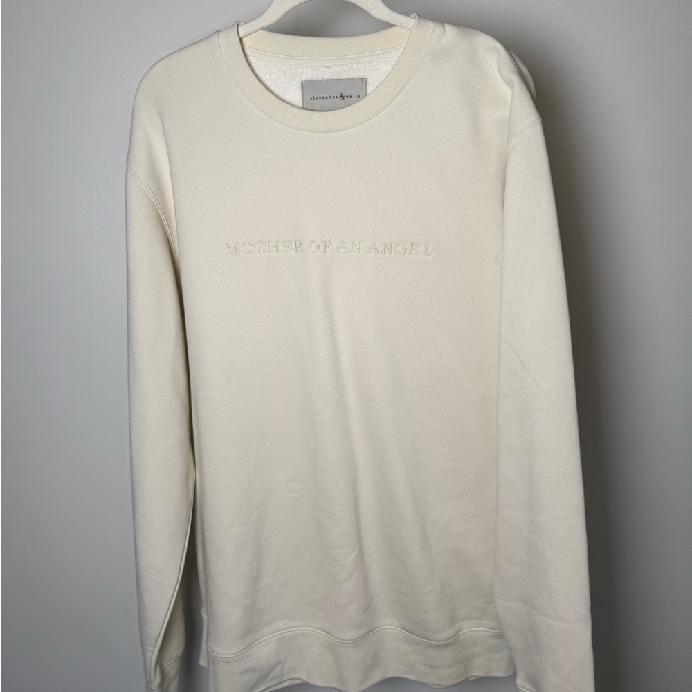 Alexandra and Wells Mother of an Angel sweatshirt